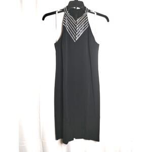Daymor Couture Ferreira Beaded High Neck Formal 4